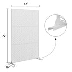 Metal Outdoor Privacy Screen – Freestanding Patio Decorative Screen