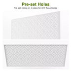 Metal Outdoor Privacy Screen – Freestanding Patio Decorative Screen