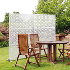 Metal Outdoor Privacy Screen – Freestanding Patio Decorative Screen
