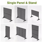 Metal Outdoor Privacy Screen – Freestanding Patio Decorative Screen
