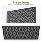 Metal Outdoor Privacy Screen – Freestanding Patio Decorative Screen