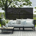 Metal Outdoor Privacy Screen – Freestanding Patio Decorative Screen