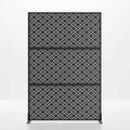 Dovelina Metal Outdoor Privacy Screen Freestanding Patio Decorative Screens
