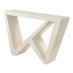 24/7 Shop At Home 48 Sunguard Modern Rectangular Console Table with Geometric Design