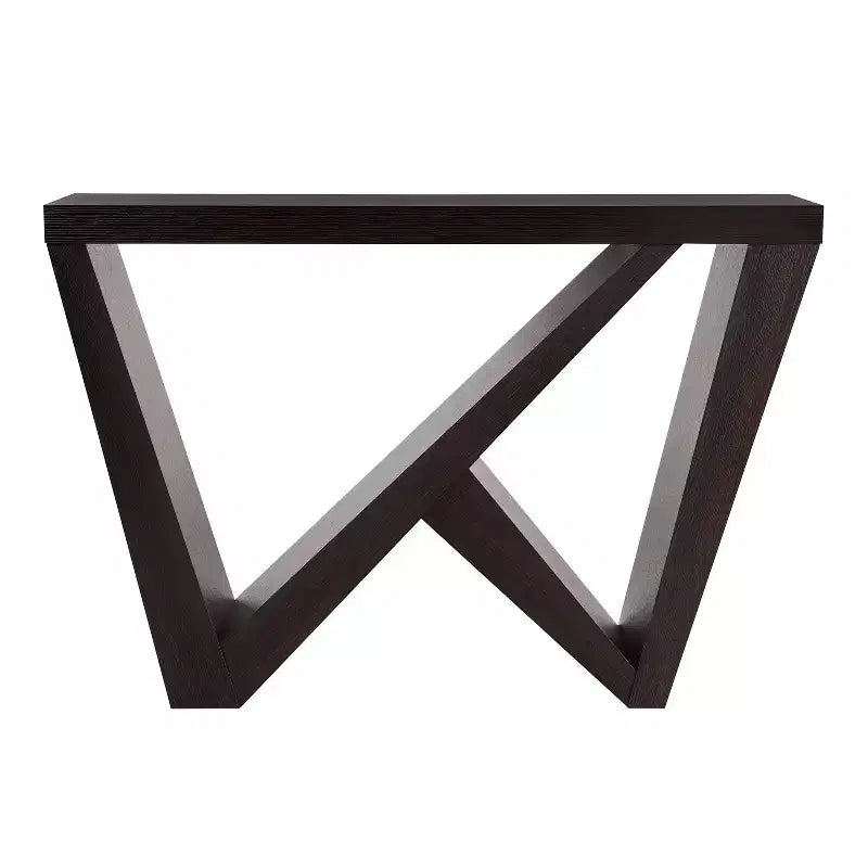 24/7 Shop At Home 48 Sunguard Modern Rectangular Console Table with Geometric Design