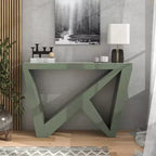 24/7 Shop At Home 48 Sunguard Modern Rectangular Console Table with Geometric Design