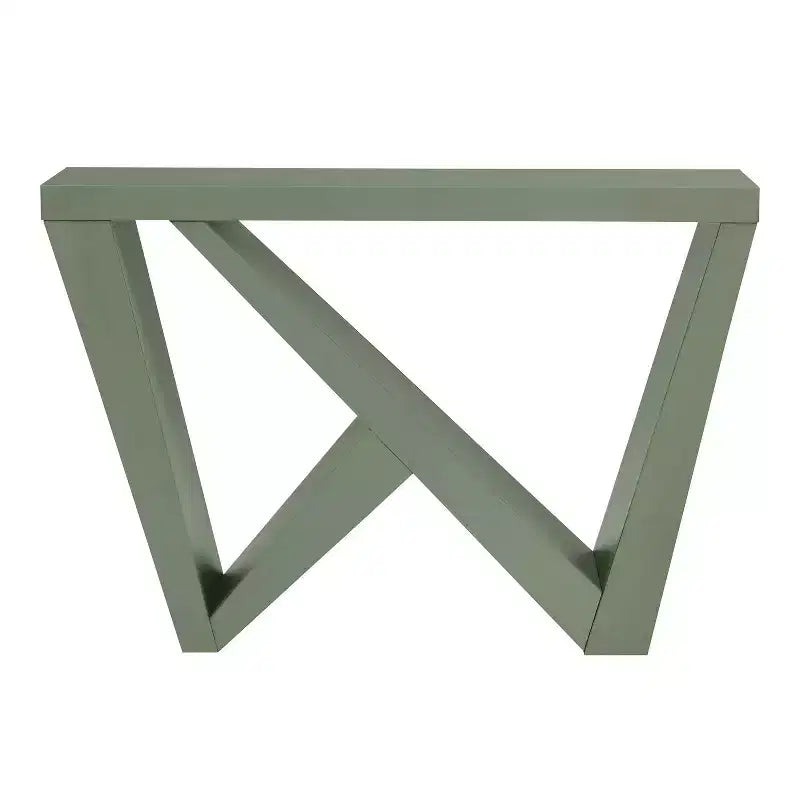 24/7 Shop At Home 48 Sunguard Modern Rectangular Console Table with Geometric Design