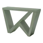24/7 Shop At Home 48 Sunguard Modern Rectangular Console Table with Geometric Design
