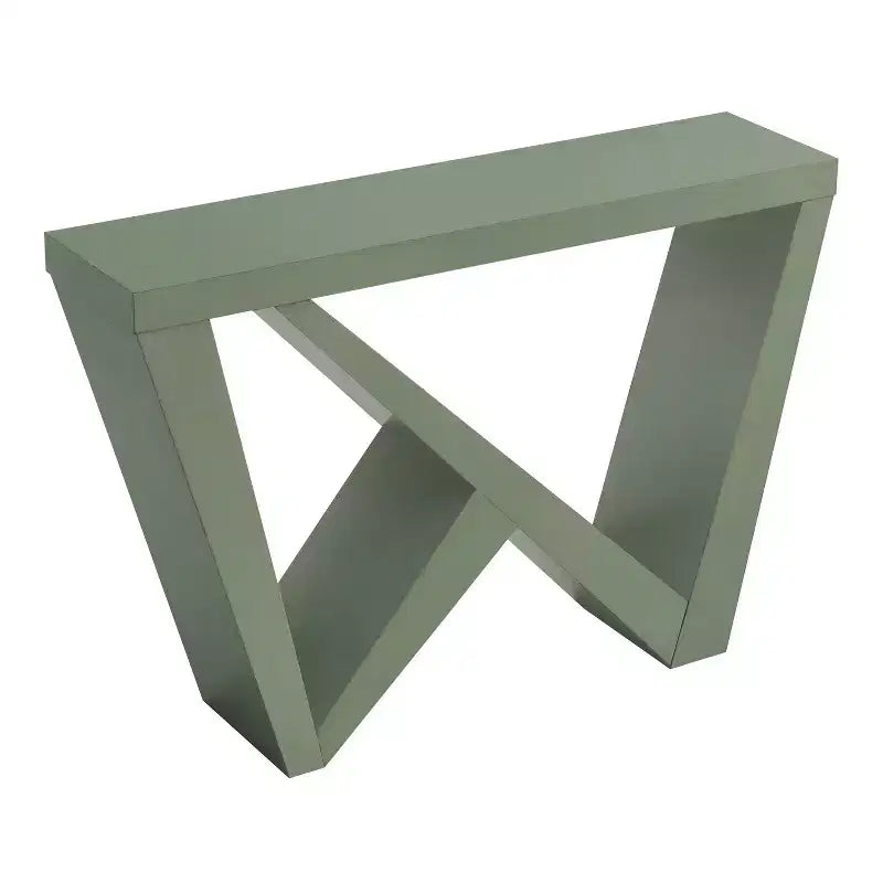 24/7 Shop At Home 48 Sunguard Modern Rectangular Console Table with Geometric Design