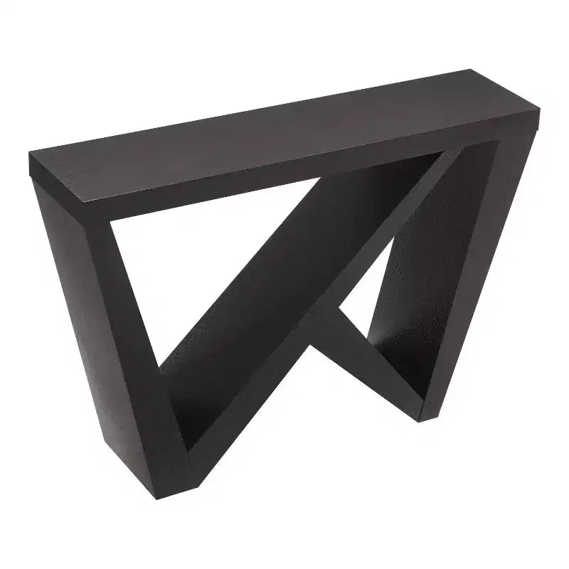 24/7 Shop At Home 48 Sunguard Modern Rectangular Console Table with Geometric Design