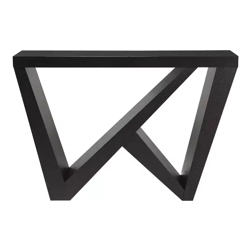 24/7 Shop At Home 48 Sunguard Modern Rectangular Console Table with Geometric Design
