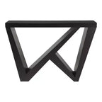 24/7 Shop At Home 48 Sunguard Modern Rectangular Console Table with Geometric Design