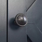 47-Inch Wood Bar Cabinet with Brushed Nickel Knobs