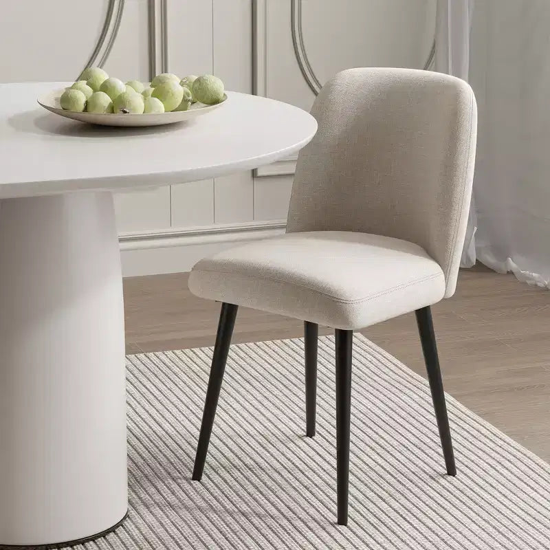 Modern Upholstered Dining Chairs – Set of 2