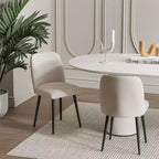 Modern Upholstered Dining Chairs – Set of 2
