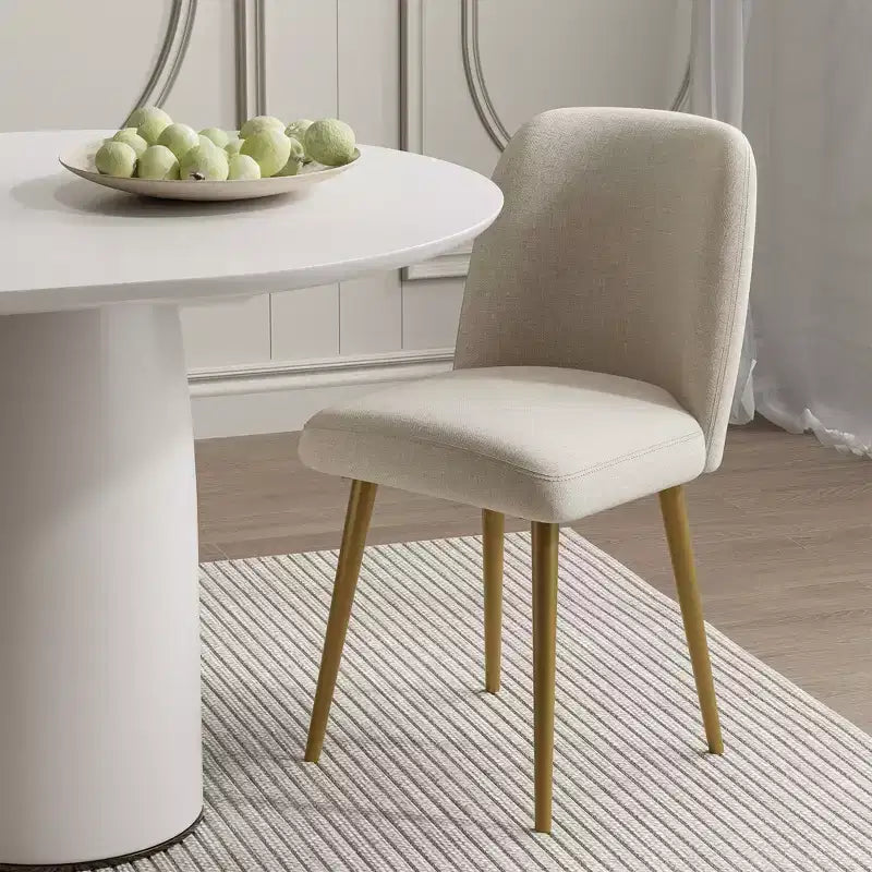 Modern Upholstered Dining Chairs – Set of 2