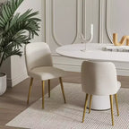 Modern Upholstered Dining Chairs – Set of 2