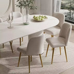 Modern Upholstered Dining Chairs – Set of 2