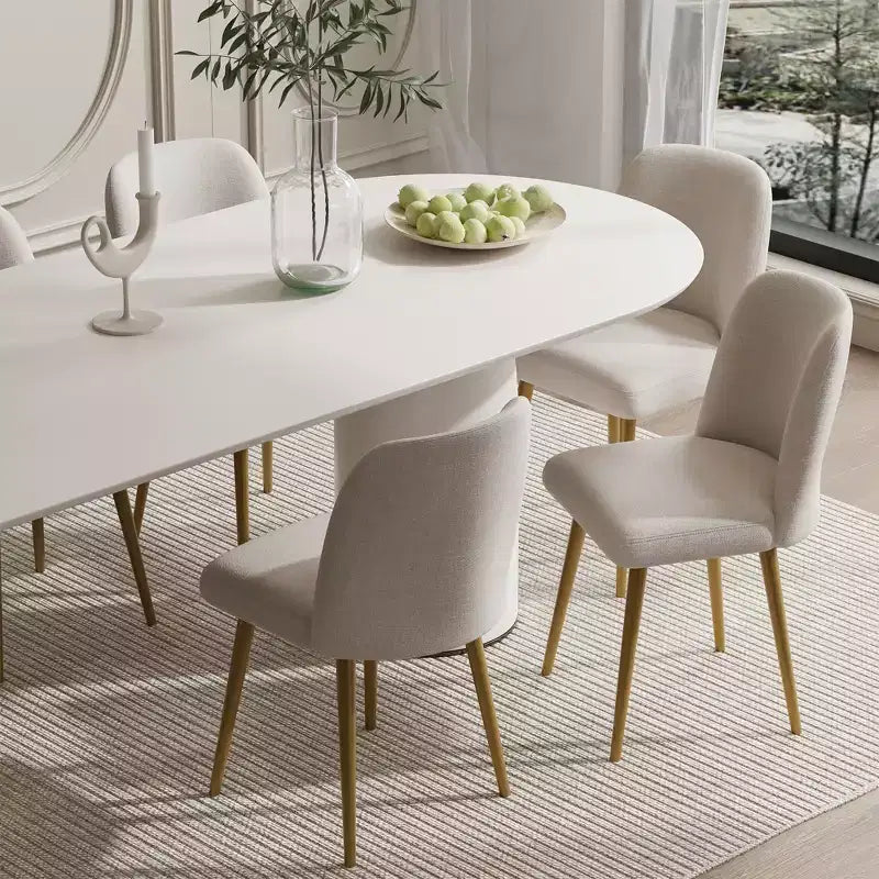 Modern Upholstered Dining Chairs – Set of 2