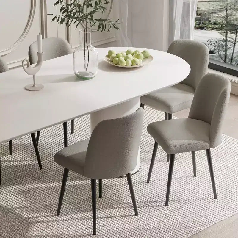 Modern Upholstered Dining Chairs – Set of 2