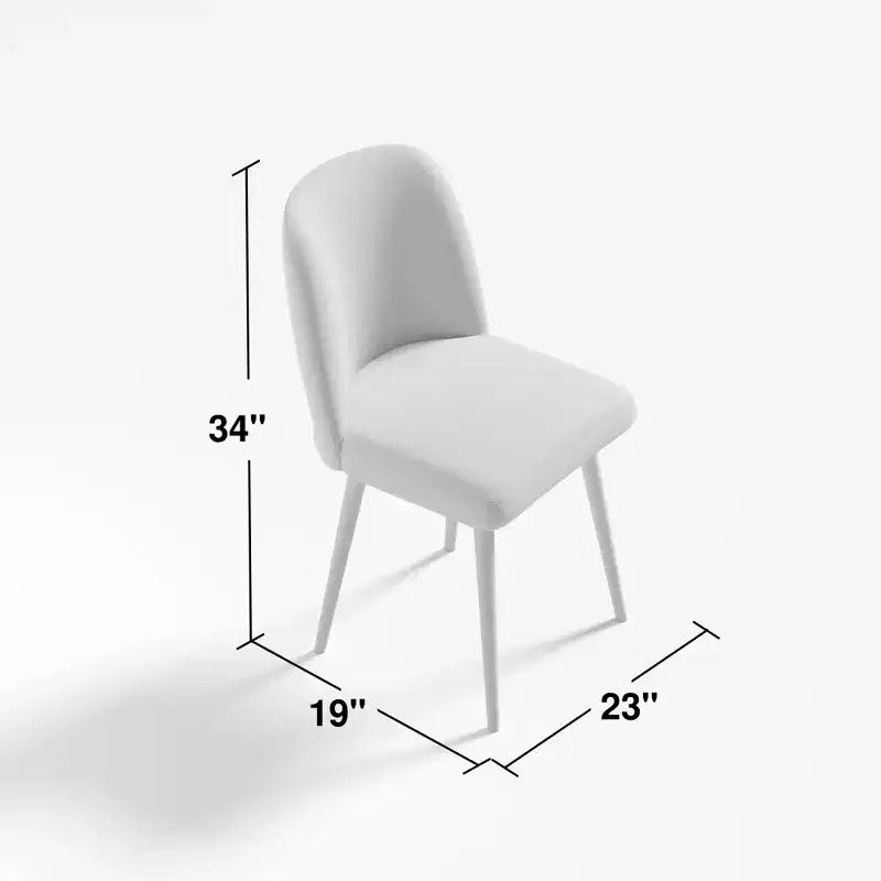 Modern Upholstered Dining Chairs – Set of 2