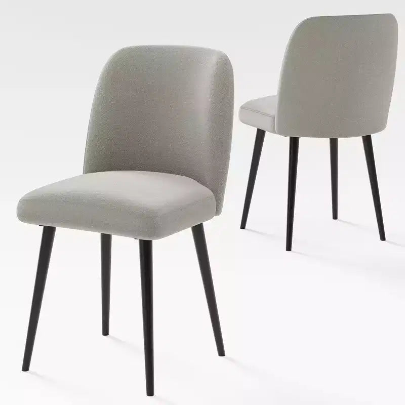 Modern Upholstered Dining Chairs – Set of 2