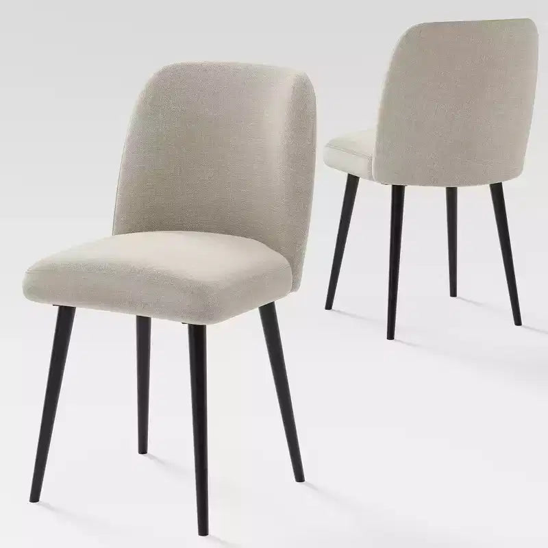 Modern Upholstered Dining Chairs – Set of 2