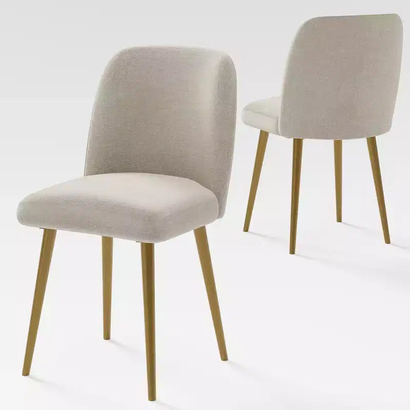 Modern Upholstered Dining Chairs – Set of 2