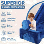 Contour Comfort Kids Couch 14 PC Modular Kids Play Set  Convertible Kids Sofa with Soft Foam Sofa Cushions | Kids Fort Couch, Kid Play Room Furniture