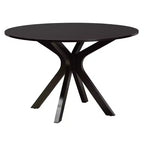 Jana Modern Grey Fabric 7-Piece Dining Set with Espresso Wood