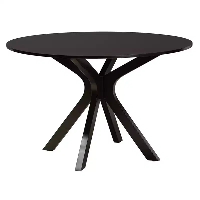 Jana Modern Grey Fabric 7-Piece Dining Set with Espresso Wood